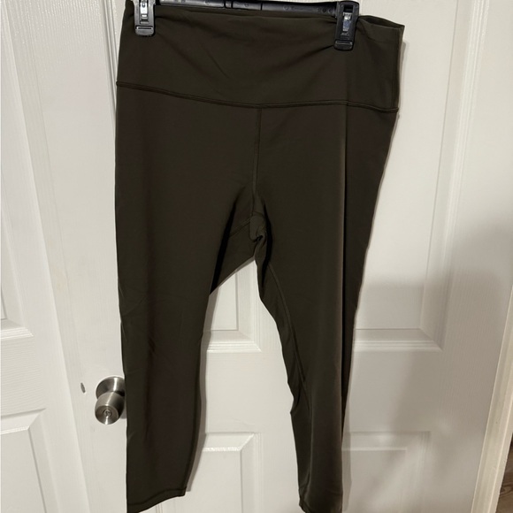 Lululemon Athletica Olive Green Wunder Train Leggings - Picture 1 of 4